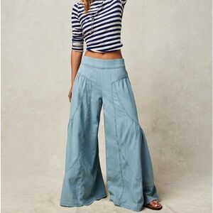 Free People We The Free Dawn On Me Wide Leg Jeans
